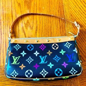 Louis Vuitton multi colored pouche